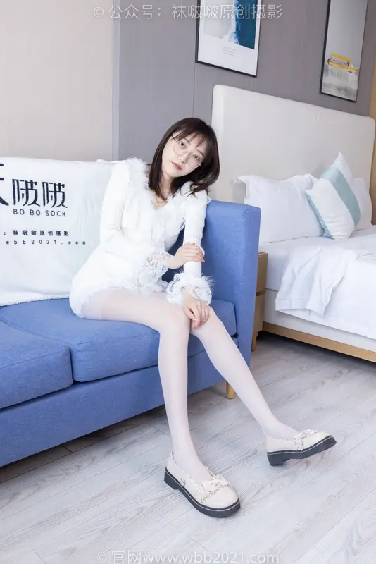 稚予-皮鞋、薄白丝（花絮版） - BoBoSocks袜啵啵